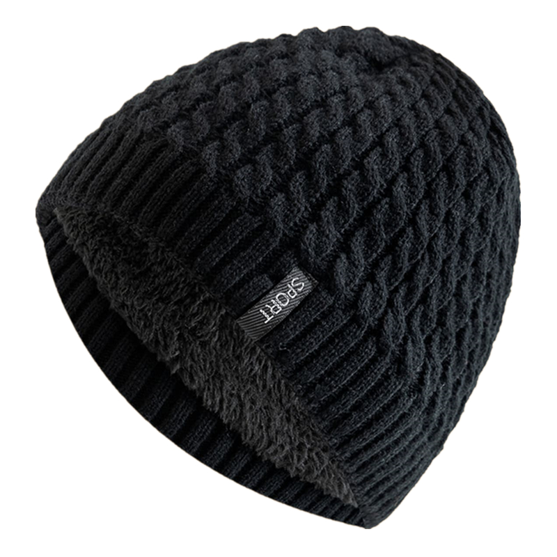 Women'S Fashion Labels - Cappello lavorato a maglia con etichetta
