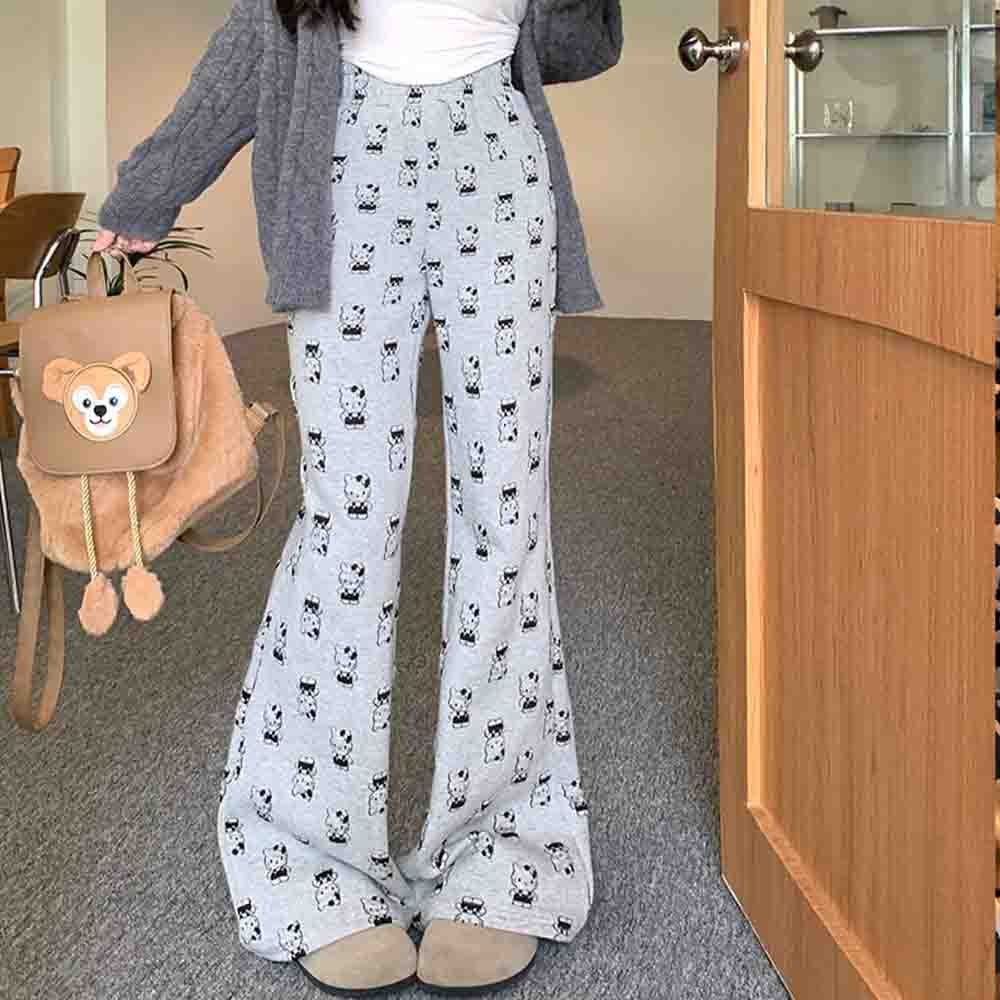 Women'S Fashion Trousers - Pantaloni Sanrio Hello Kitty Y2K Kawaii