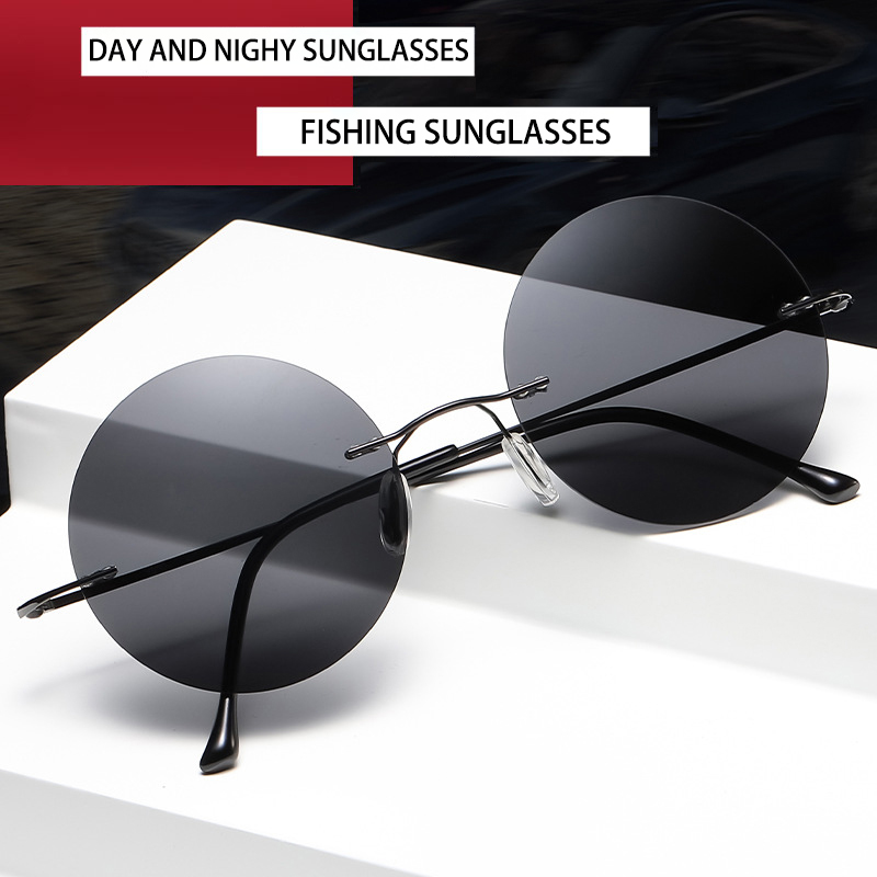 Women'S Fashion Eyeglasses - BOYSEEN Occhiali da sole circolari senza