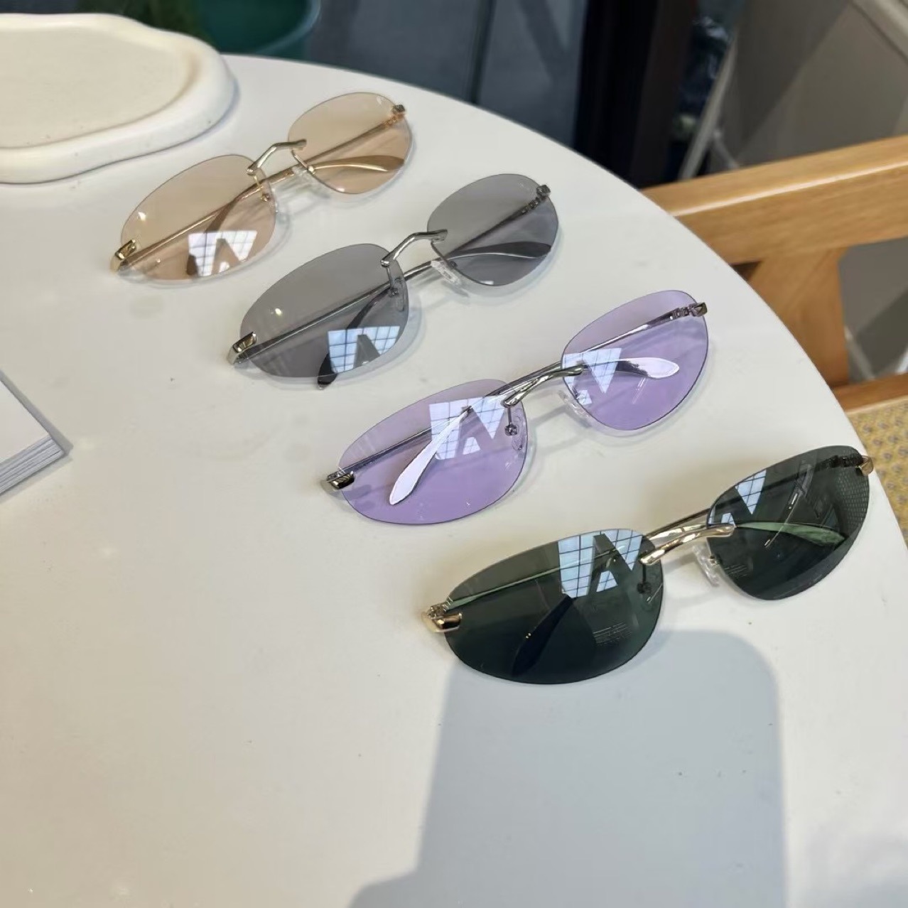 Women'S Fashion Eyeglasses - Tonalità senza montatura UV400, occhiali da