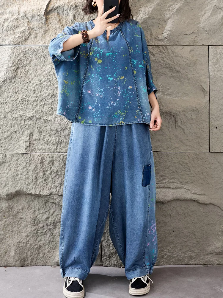 Women Fashion Jeans Top - Completi Moda Donna 2026: T-shirt e