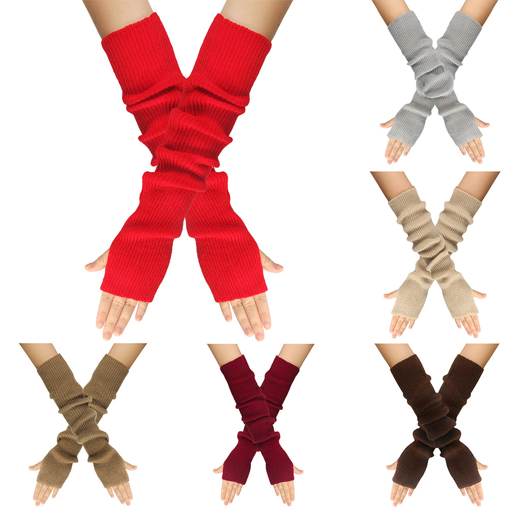 Women'S Fashion Gloves - Guanti lavorati a maglia autunnali e