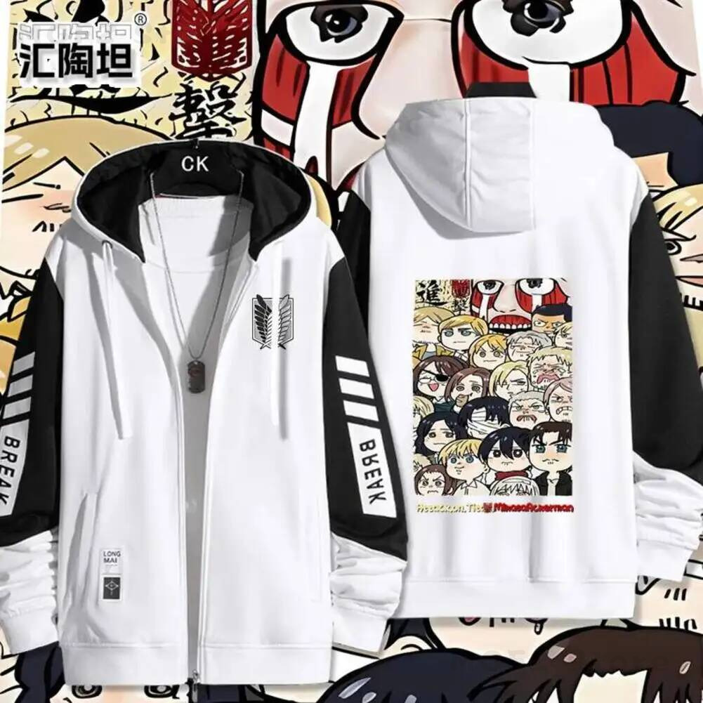 Women'S Fashion Hoodie - Ackerman Levi Mikasa·Ackerman Eren Jaeger Giacca