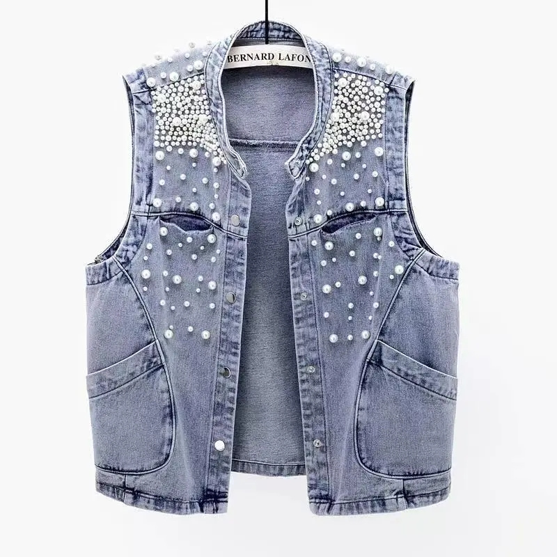 Women Fashion Jeans Top - 2023 nuova estate donna gilet di