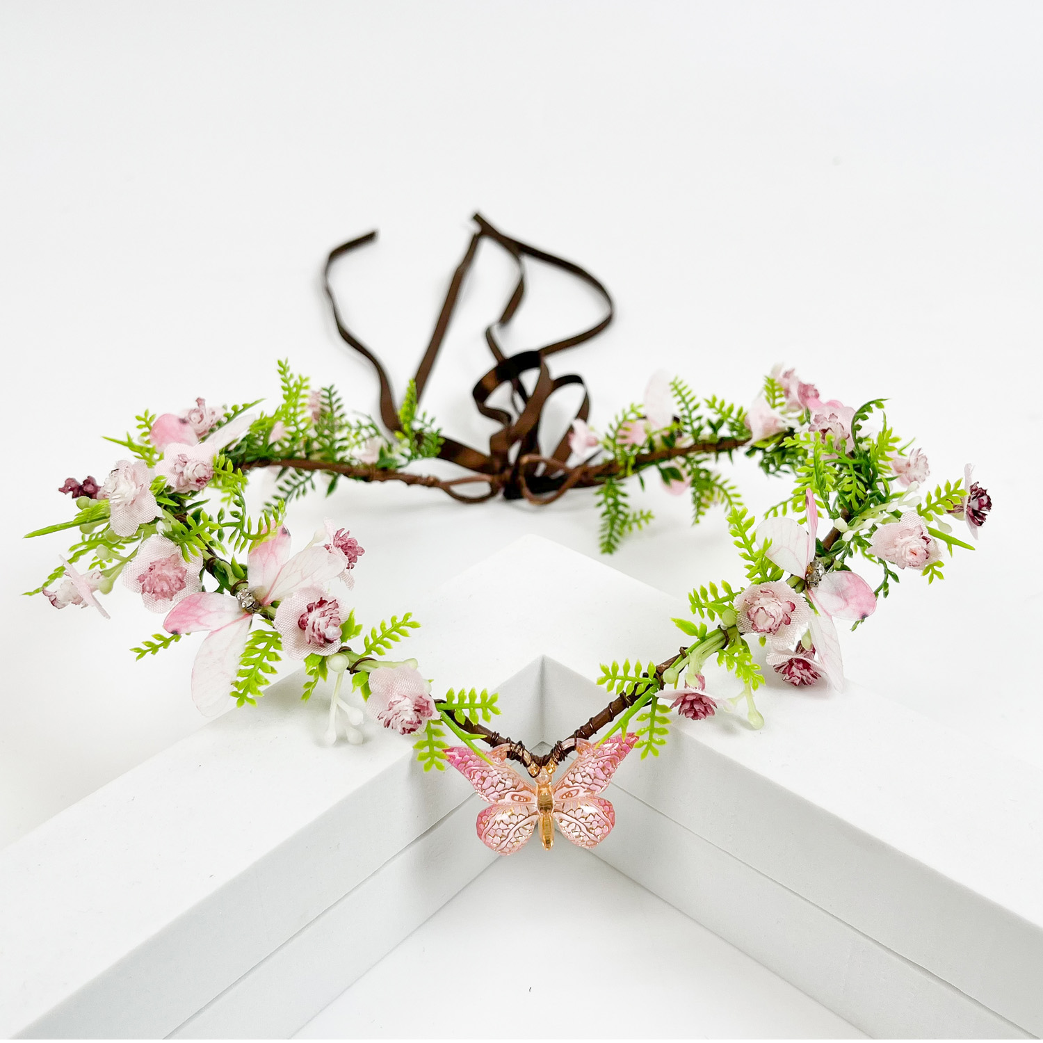 Women Fashion Photoshoot - Corona da fata dei fiori -