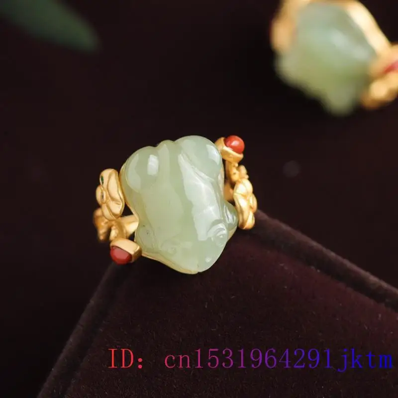 Anelli di rana di giada verde  - Women Fashion Rings recensione e prezzo