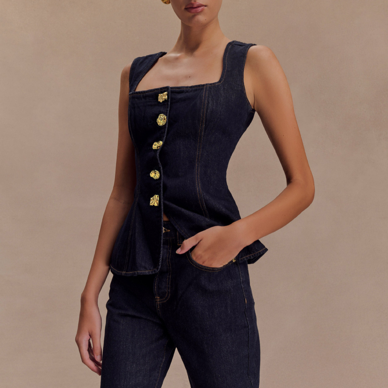 Set di pantaloni di jeans esti - Women Fashion Jeans Top recensione e prezzo