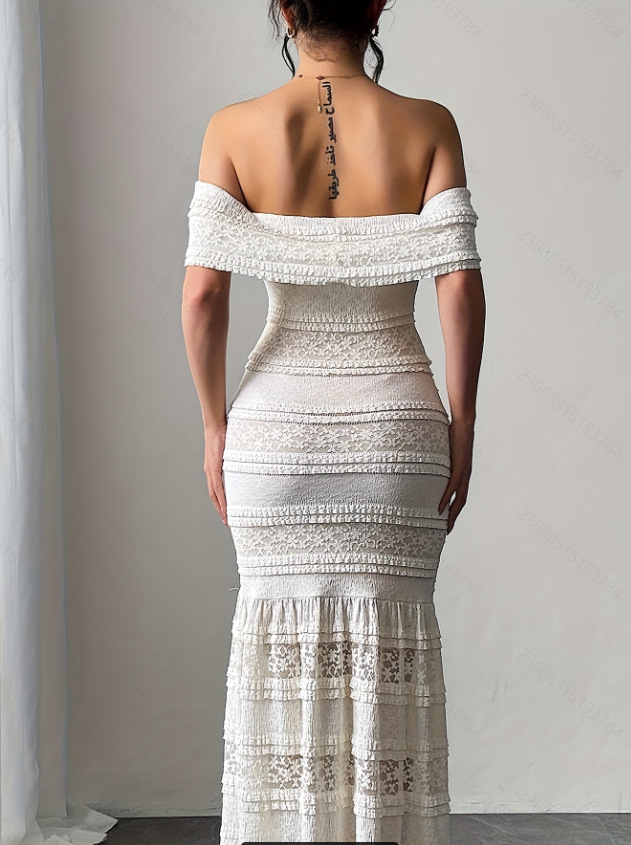 Abito in pizzo monospalla da d - Women Fashion Dress Names recensione e prezzo