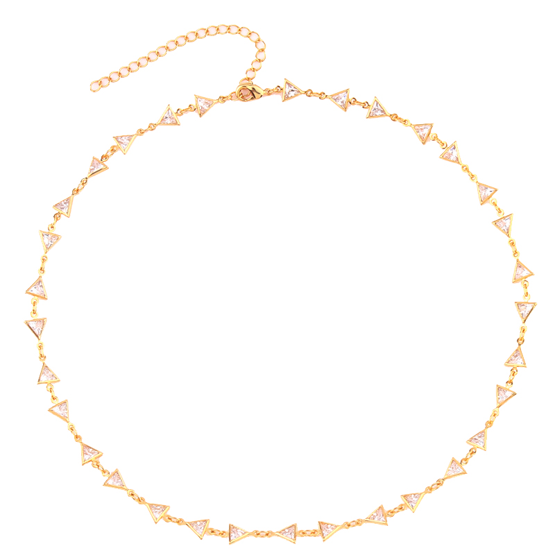 5A Bianco Cubic Zirconia Trian - Women'S Day Fashion Show recensione e prezzo