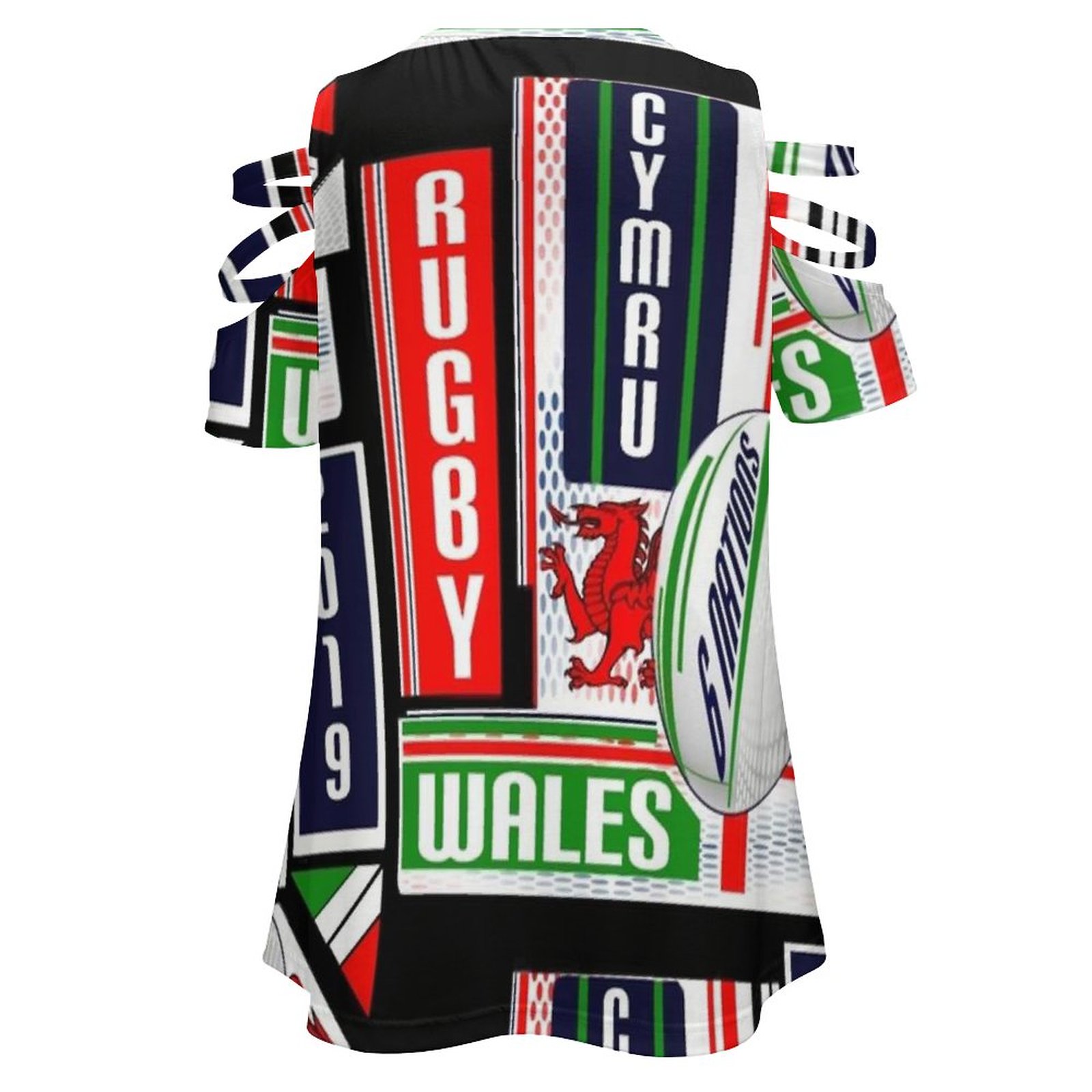 Cymru Welsh Wales Rugby Team D - Women'S Fashion Rugby Shirt recensione e prezzo