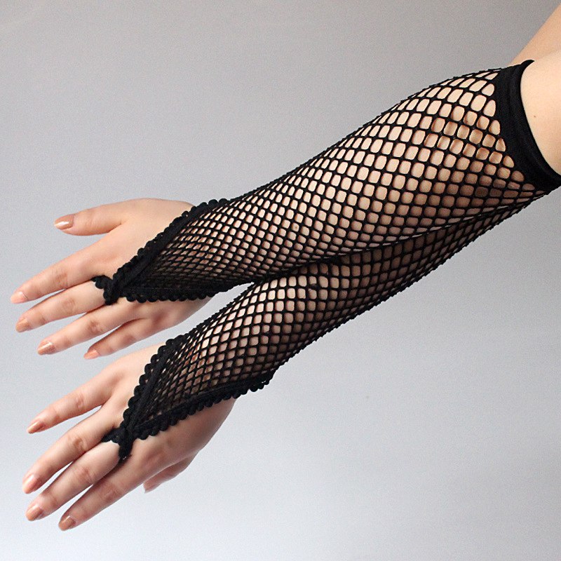 Guanti lunghi a rete neri da d - Women'S Fashion Gloves recensione e prezzo