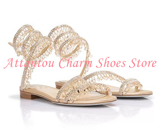 Sandali piatti da donna con ci - Women'S Fashion Q recensione e prezzo