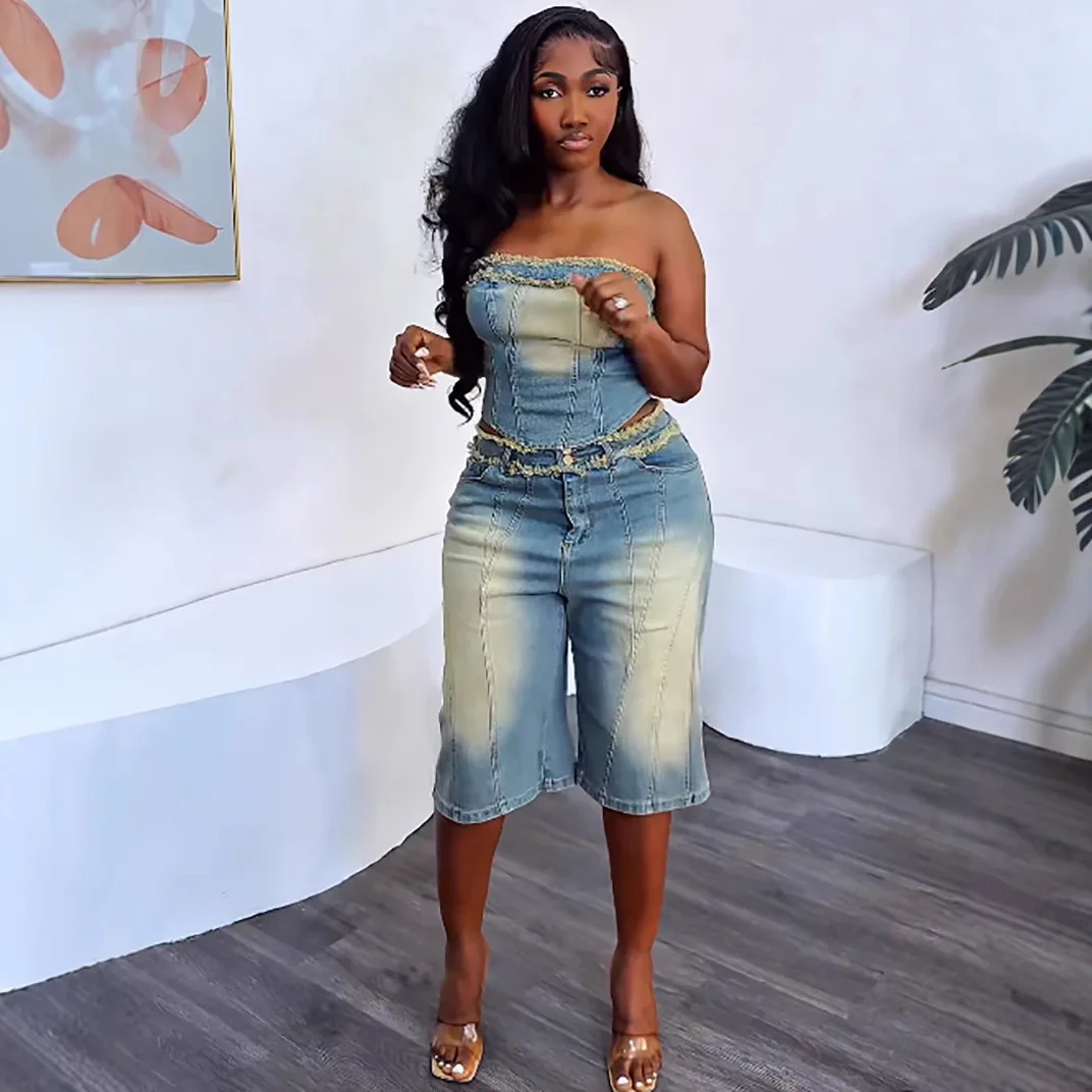 Abiti in denim da donna europe - Women Fashion Jeans Top recensione e prezzo