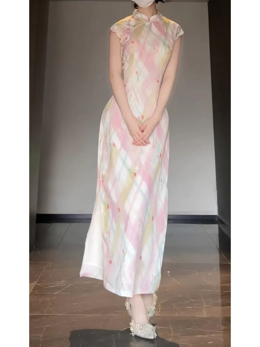 Abito Cheongsam Moderno in Sti - Floral Summer Dress recensione e prezzo