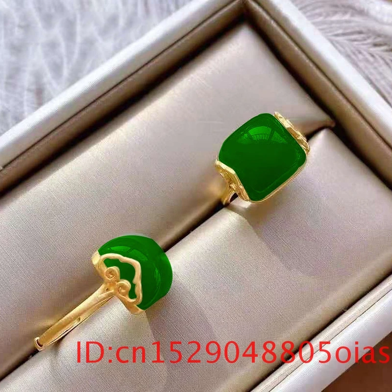 Anello di giada naturale di He - Women Fashion Rings recensione e prezzo