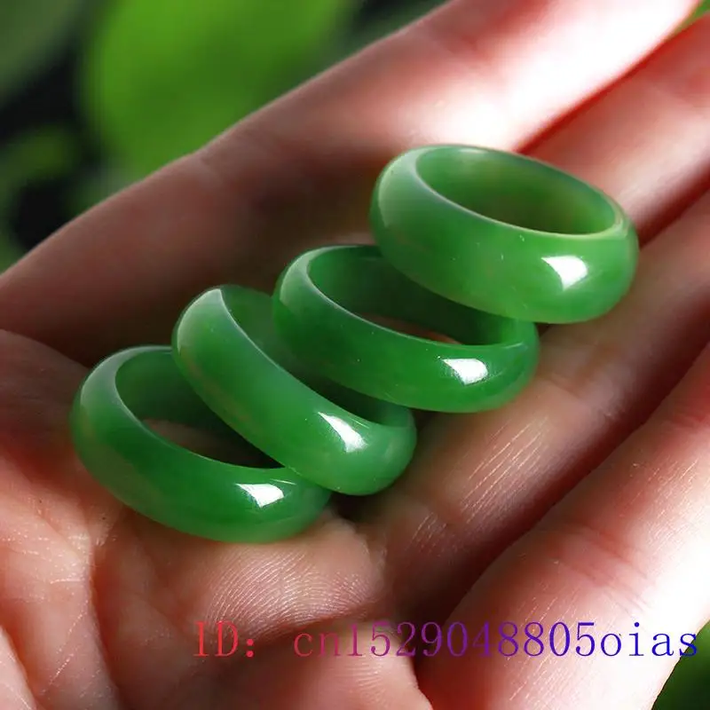 Anello di giada Hetian verde n - Women Fashion Rings recensione e prezzo