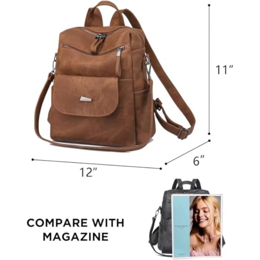 Zaino in Pelle PU per Donne, B - Women Fashion Designer recensione e prezzo