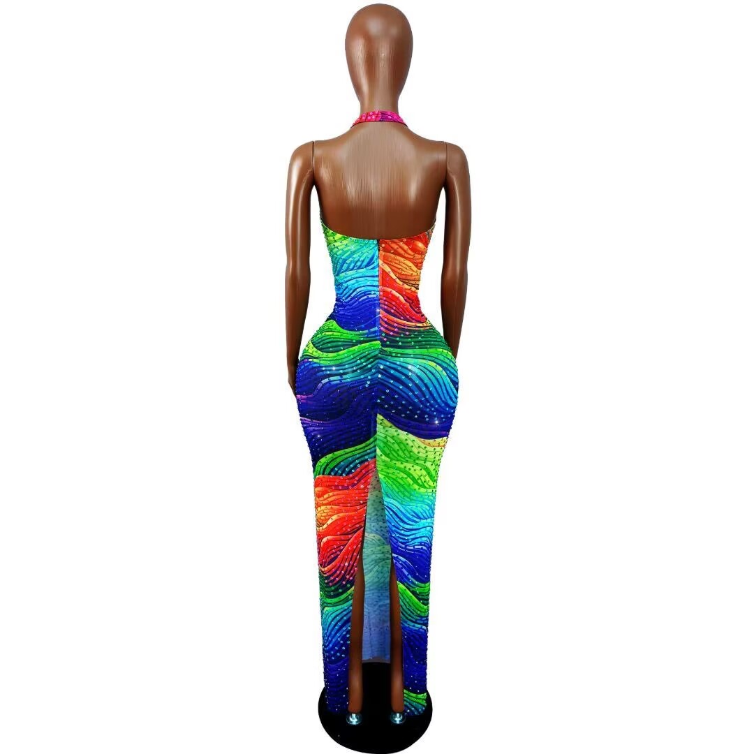 Abito con Motivo a Linee Irreg - Women Fashion Photoshoot recensione e prezzo